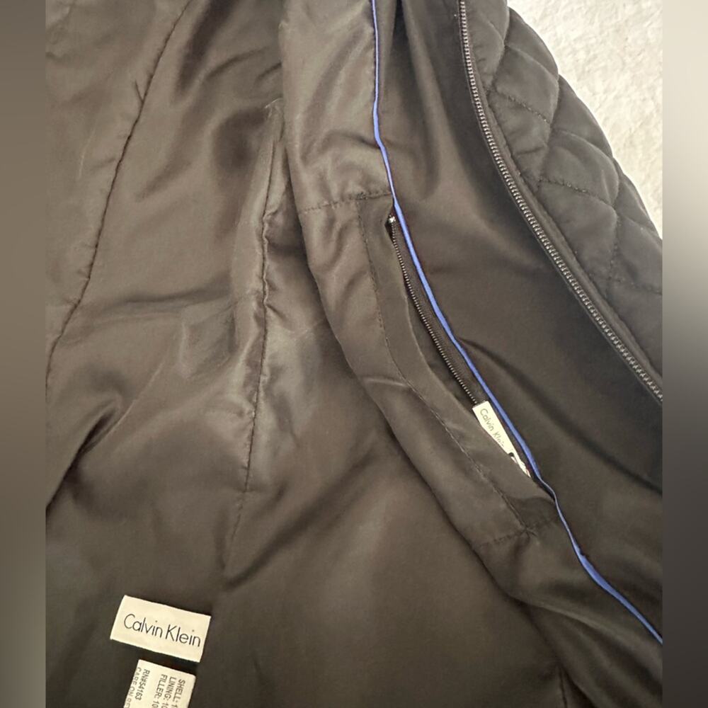 Calvin Klein Black Quilted Vest, size medium - Picture 11 of 13